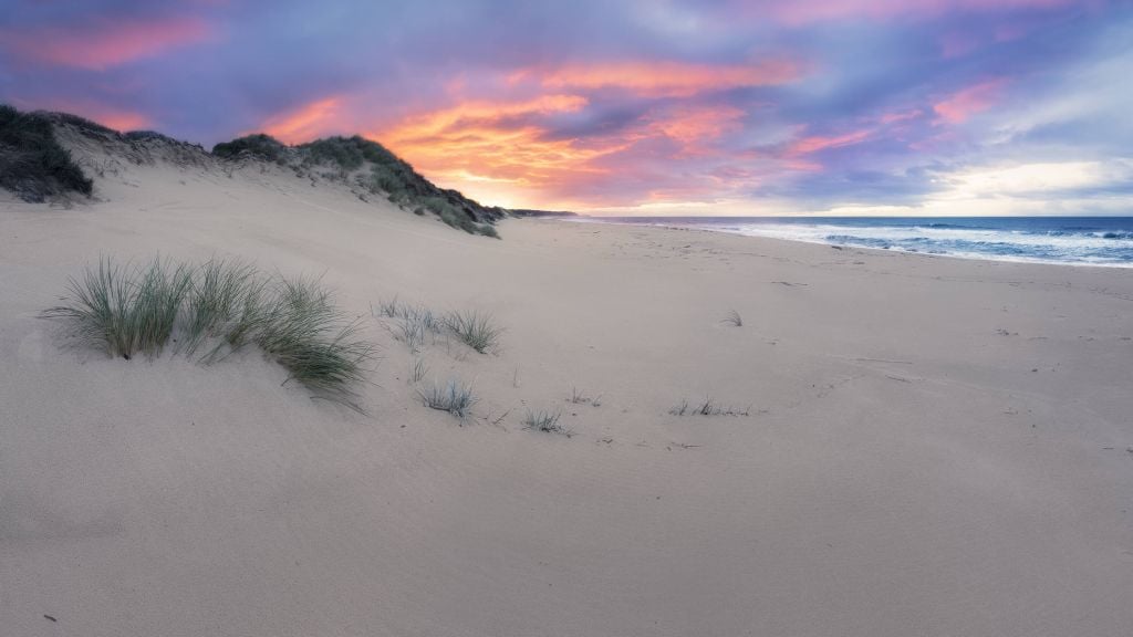 Amanecer en las dunas