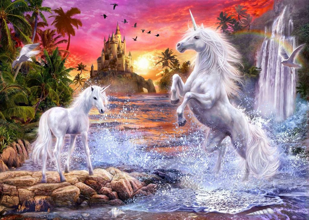 Unicorn Waterfall Sunset