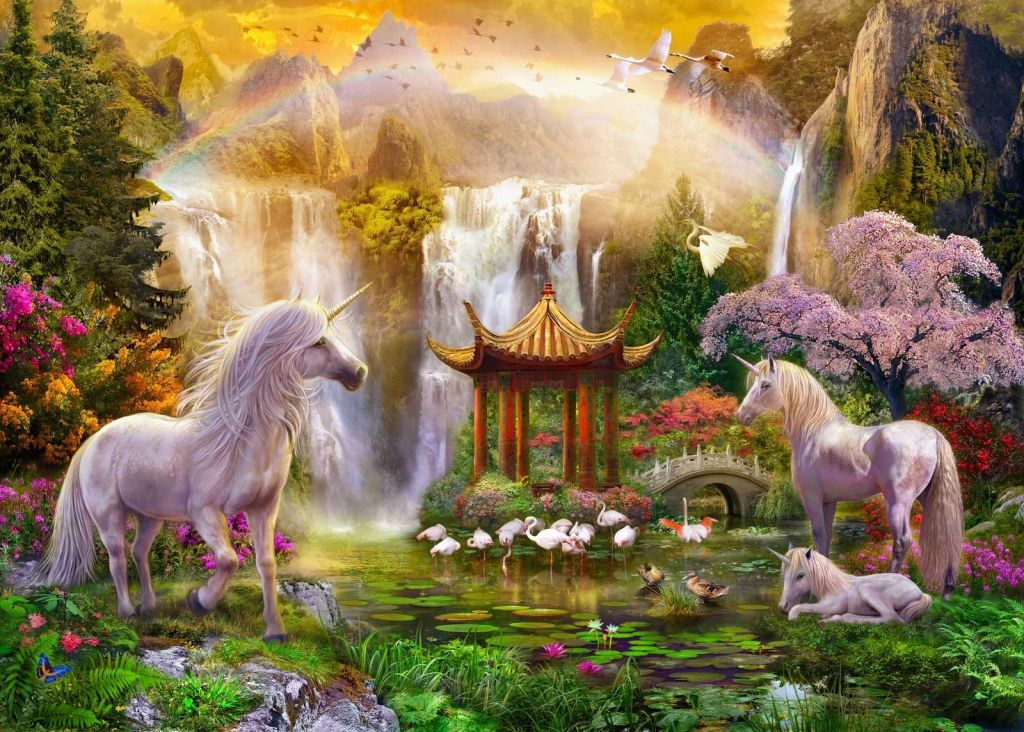 Unicorn Valley of the Waterfall